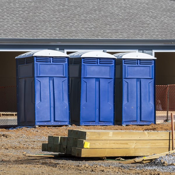 are there any restrictions on where i can place the portable restrooms during my rental period in Greenwood MO